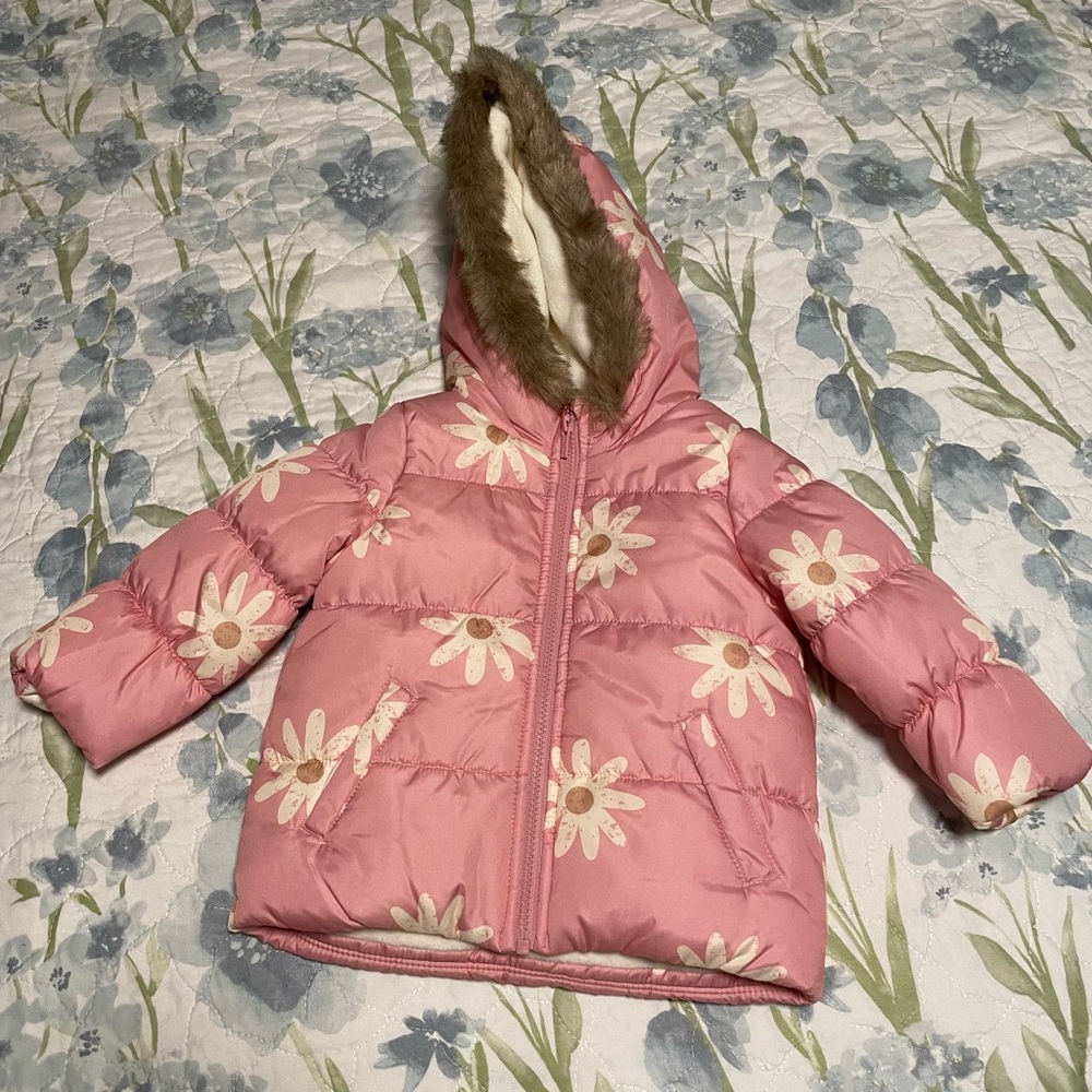 Girls  winter jacket size 24 month